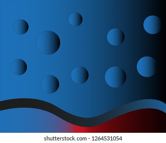 blue space harmonic background
