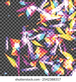 Blue Spark Background Transparent Vector. Bokeh Stardust Wallpaper. Pink Night Texture. Green Defocused. Shimmer Gloss Illustration.