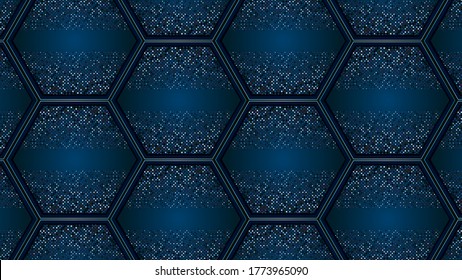 blue sparkle background, luxury backdrop, illustration vector.	
