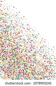 Fondo de la estrella de la espuma azul. Decoración del Círculo Geométrico. Ilustración de Confetti Morado. Ilustración De Punto Luminoso. Cuadrado de color verde.