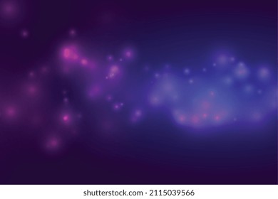 blue sparkling shiny bokeh background design
