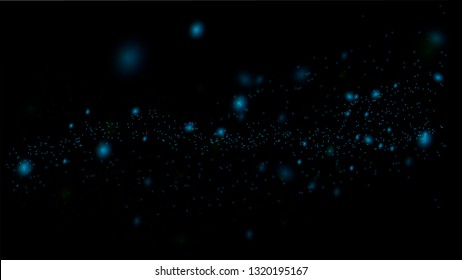 blue sparks glitter special light effect. Vector sparkles on transparent background. abstract pattern. Sparkling magic dust particles