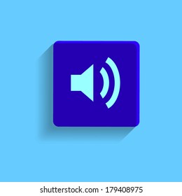 Blue Speaker icon