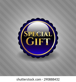 Blue Special Gift badge