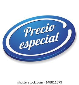Blue special price button