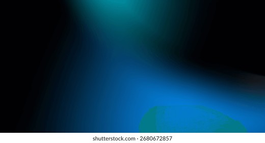Blue spectrum lights tech black party club neon lights abstract wave technology background, black background.modern