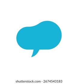 Elemento de diálogo de burbuja de voz azul