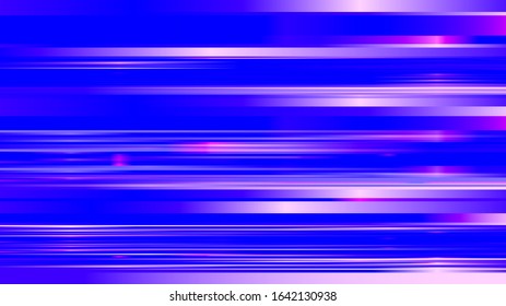 Blue speed horizontal background, glitch pattern. dynamic vector stripes.