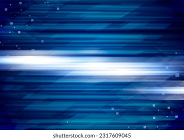 blue speed line technology background