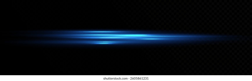
Blue speed lines. Flow. Transmission. Rays, lines, flash of light.