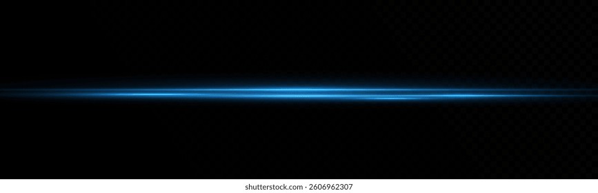 Blue speed lines. Flow. Transmission. Rays, lines, flash of light.