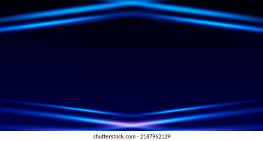 Blue Speed Lines Vector Design