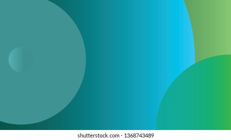 blue spheres on green background