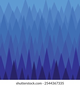 blue spiked zigzag vector background pattern