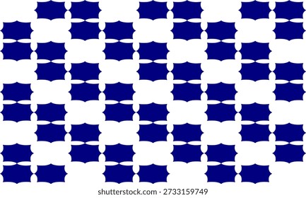 padrão de repetição de passo de escada de bloco quadrado espinhoso azul, imagem repleta, design para impressão de tecido, impressão de padrão