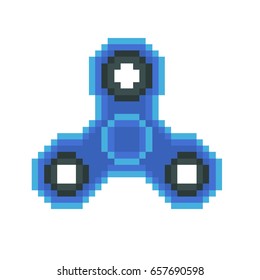 Blue spinner  for mobile games and applications.
