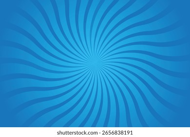 Ilustración vectorial de fondo espiral azul
