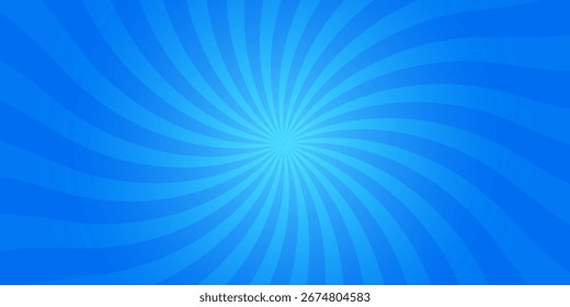 Ilustración vectorial de fondo espiral azul