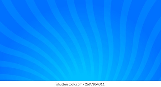 Ilustración vectorial de fondo espiral azul. fondo cómico.