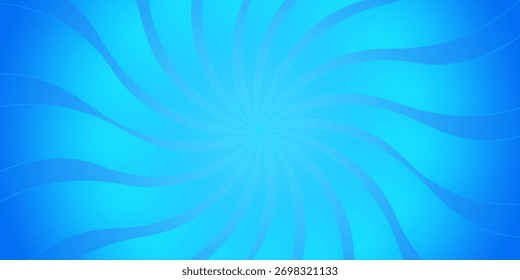 Ilustración vectorial de fondo espiral azul