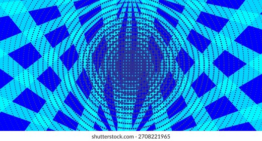 Blaue Spirale Hintergrund Vektorgrafik