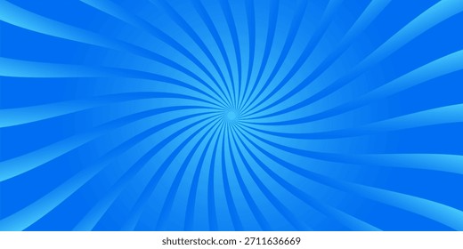 Ilustración vectorial de fondo espiral azul