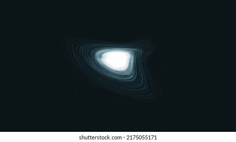 Blue Spiral Black hole on Galaxy background with Milky Way spiral,Universe and starry concept design,vector