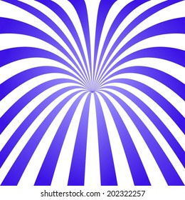 Blue spiral cone pattern background - vector version 