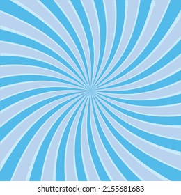 blue spiral loop background, vector