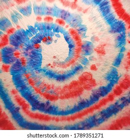 Blue Spiral Tie Dye  Hippie Spiral Flag  Circle Colorful Hippy  Spiral Brush Hippie  Vector Dyed Print  Traditional Dyed Circle Boho  Red Swirl Watercolour  White Red Texture  Spiral Old Background