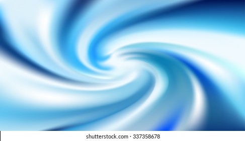 Blue spiral Twirl Background (Vector)