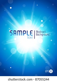 Blue Splash Abstract Background