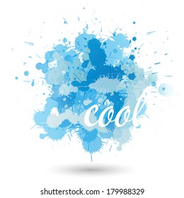 elemento de bandeja azul