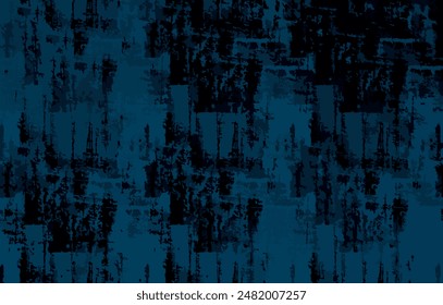 Fondo De Pantalla Abstracto De La Pared Del Divisor Azul Con Efecto Borroso