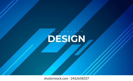 blue sport background with diagonal stripes for poster, banner, presentation, etc.