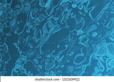 Blue spot and cell pattern