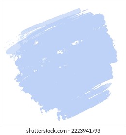 A blue spot of paint without a background. Vector brushstroke for backgrounds and other designs.