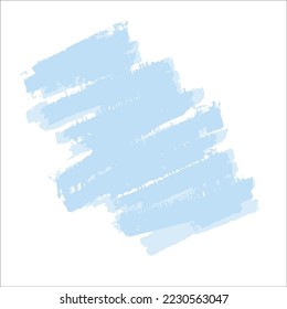 A blue spot of paint without a background. Vector brushstroke for backgrounds and other designs.