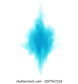 Blue spot. Vertical arrangement. Vector effect. On a white background. Fluffy and soft stuff. The central composition. Vector background.