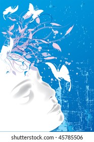 Blue Spring Dream in a vector format