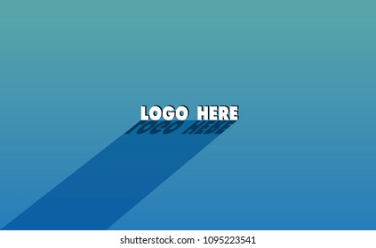 blue spring season background vector illustration with text