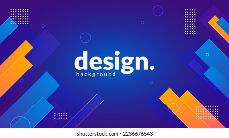 Blue square abstract background. Modern gradient background, fit for banner, poster, flyer, brochure, web or presentation background.