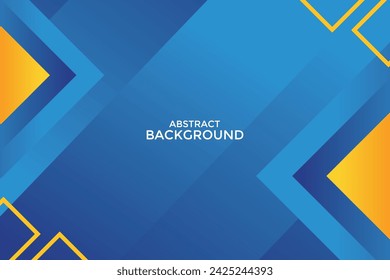 Blue square abstract background vector modern 