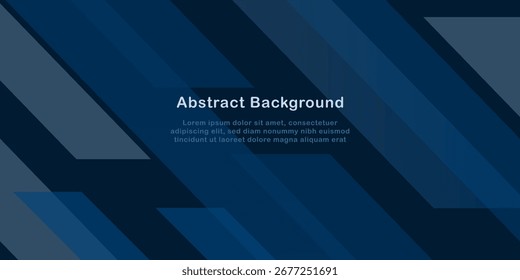 Blue square background Design modern and trendy