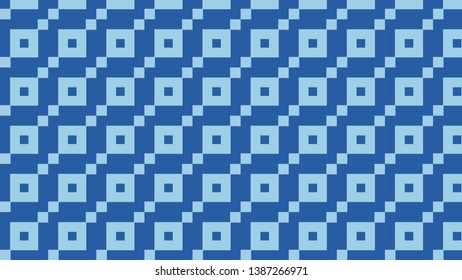 Blue Square Background Pattern Vector