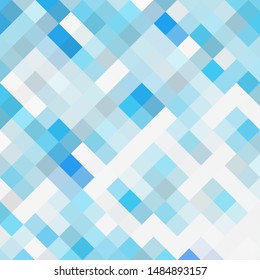 blue square background. presentation template. polygonal style