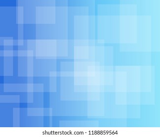 Blue square box abstract cool concept bakground vector design illustration