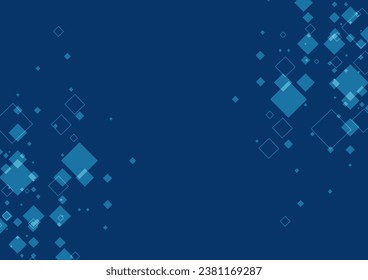 fondo de imagen digital cuadrado azul