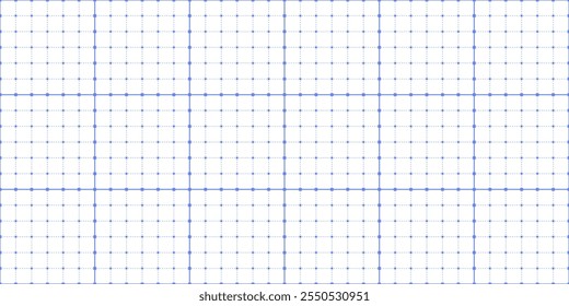 Blue Square Dots on a White Background