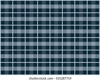 Blue square geometric checkered plaid tartan pattern